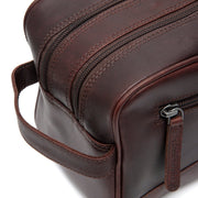 Stacey Full-Grain Leather Toiletry Bag para Mulher – alternate product view 3