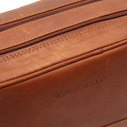 Stacey Full-Grain Leather Toiletry Bag para Mulher – alternate product view 3