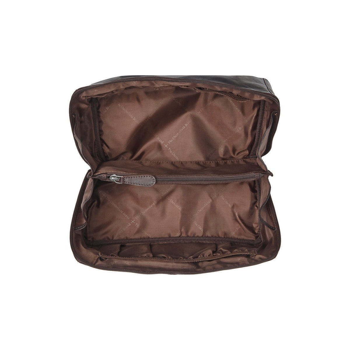 Trevia Full-Grain Leather Toiletry Bag para Mulher – alternate product view 2