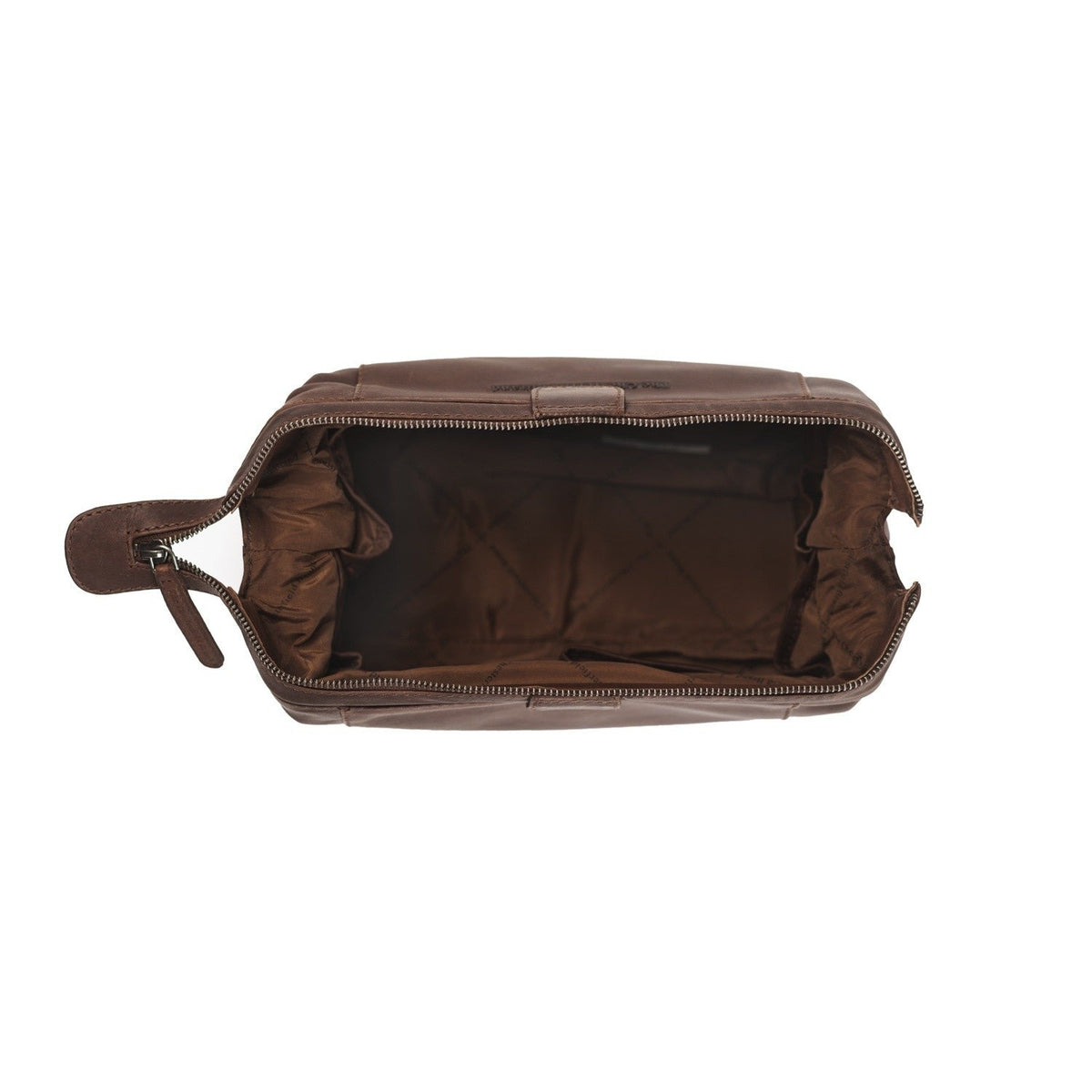 Vince Full-Grain Leather Toiletry Bag para Mulher – alternate product view 3