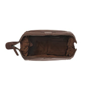 Vince Full-Grain Leather Toiletry Bag para Mulher – alternate product view 3