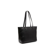 Astano Full-Grain Leather Tote Bag para Mulher in Tan 100% Full-Grain Leather - Full Exterior Front Profile View | Buy Online