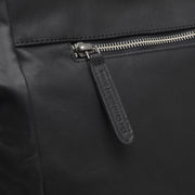 Solid Antique Brass Hardware &amp; Heavy-Duty Dual Zipper Detail on Berlin Full-Grain Leather Tote Bag para Mulher