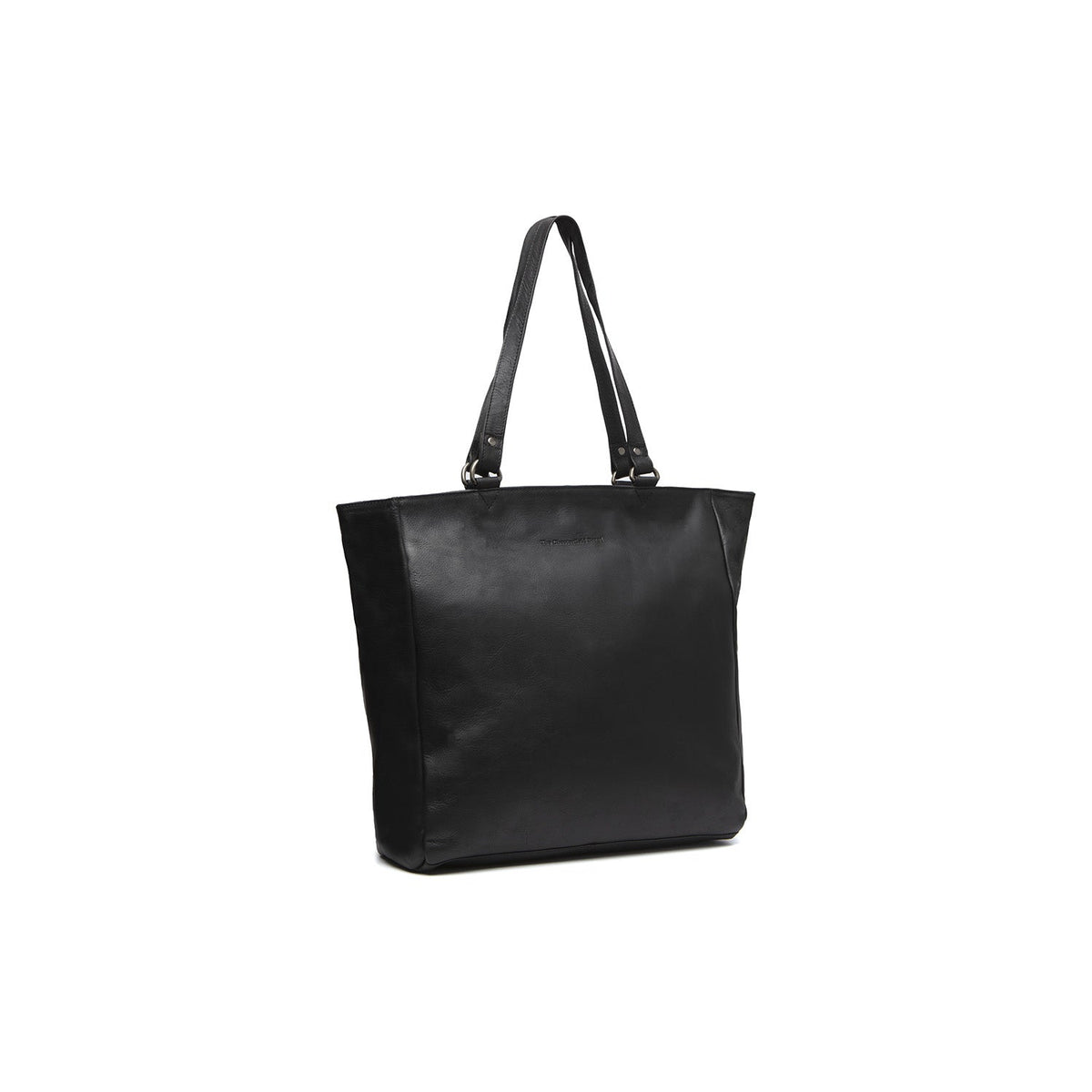 Berlin Full-Grain Leather Tote Bag para Mulher in Classic 100% Full-Grain Leather - Full Exterior Front Profile View | Buy Online