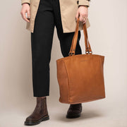 Berlin Full-Grain Leather Tote Bag para Mulher – alternate product view 3