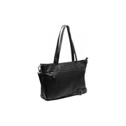 
Osira Bolsa tote em couro em couro legítimo 100% flor integral - Full Exterior Vista frontal e silhueta ajustada | Comprar online