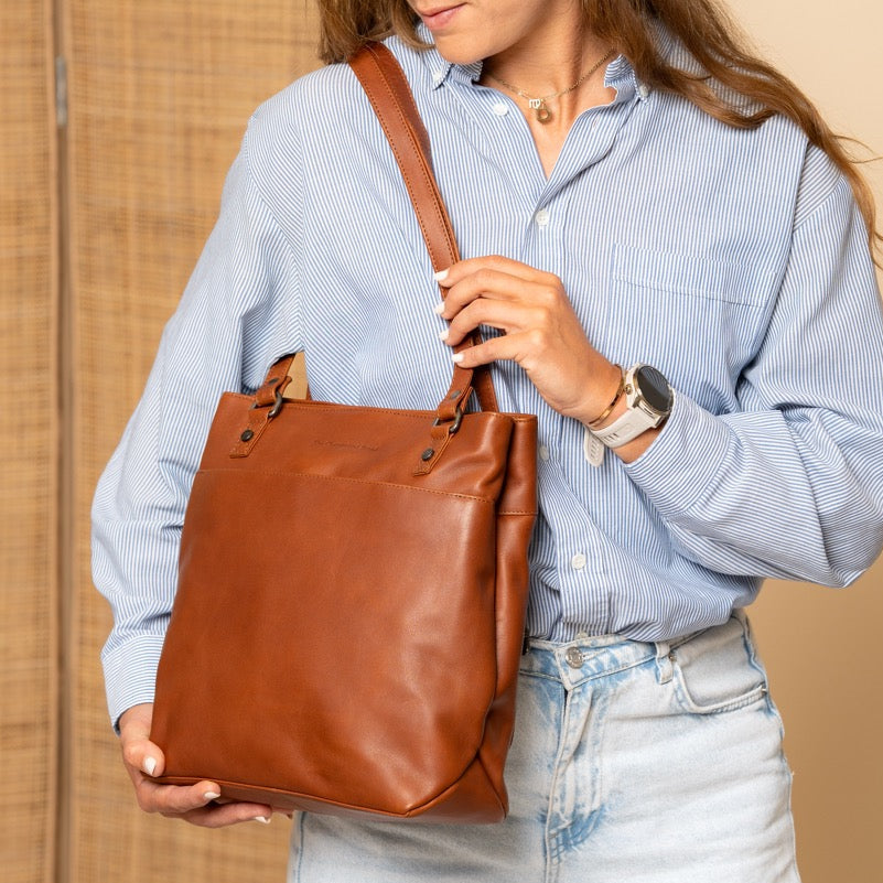 Raynor Full-Grain Leather Tote Bag para Mulher – alternate product view 2