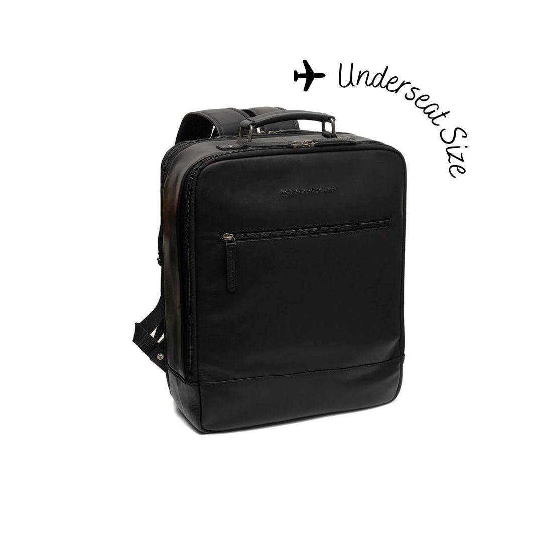 Jamaica Full-Grain Leather Travel Backpack para Mulher in Classic 100% Full-Grain Leather - Full Exterior Front Profile View | Buy Online