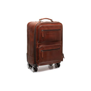 Cognac Leather Trolley San Marino para Mulher, detail view 8