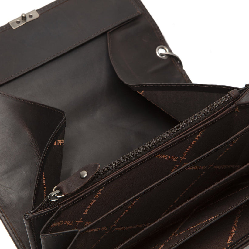 Bora Full-Grain Leather Waiter Wallet para Mulher