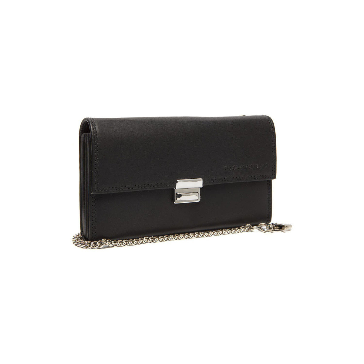 Elba Full-Grain Leather Waiter Wallet para Mulher in Classic 100% Full-Grain Leather - Full Exterior Front Profile View | Buy Online