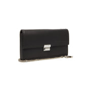 Elba Full-Grain Leather Waiter Wallet para Mulher in Classic 100% Full-Grain Leather - Full Exterior Front Profile View | Buy Online