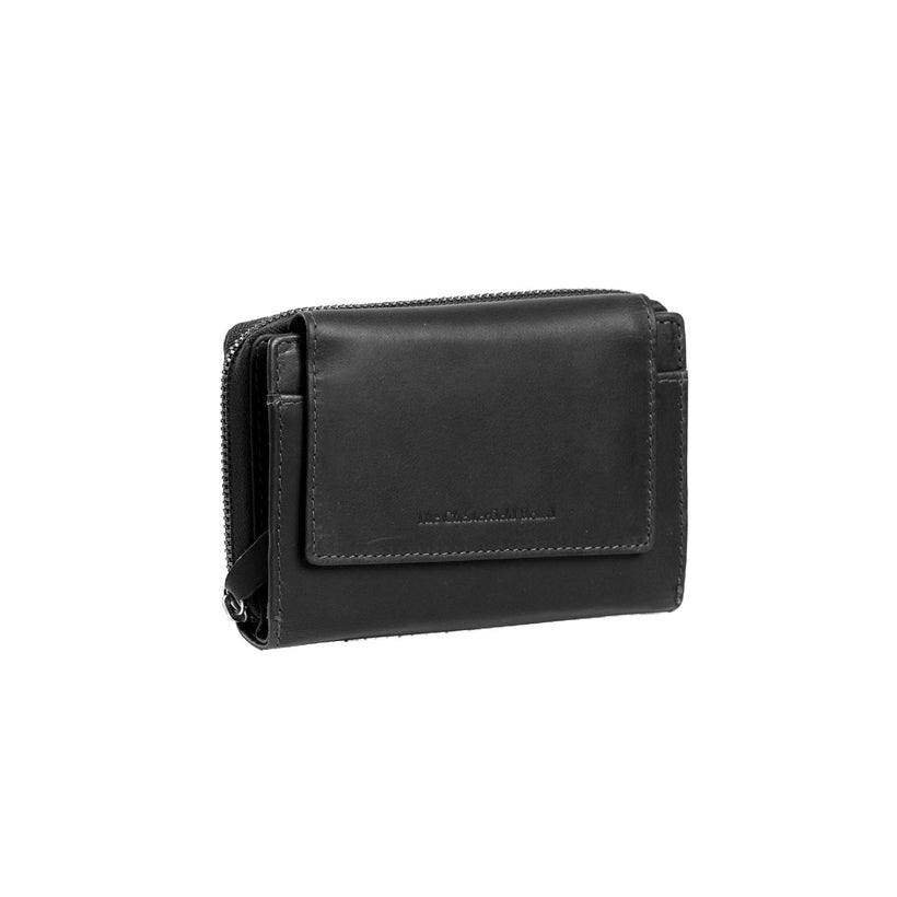 Ascot Full-Grain Leather Wallet para Mulher