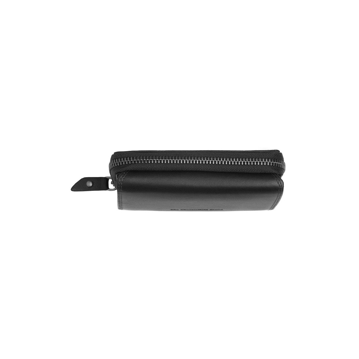 Doniva Full-Grain Leather Wallet para Mulher - Structured Side Profile Showing Gusset Depth &amp; Expansion Capacity