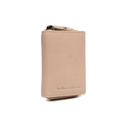 Floren Full-Grain Leather Wallet para Mulher in Classic 100% Full-Grain Leather - Full Exterior Front Profile View | Buy Online