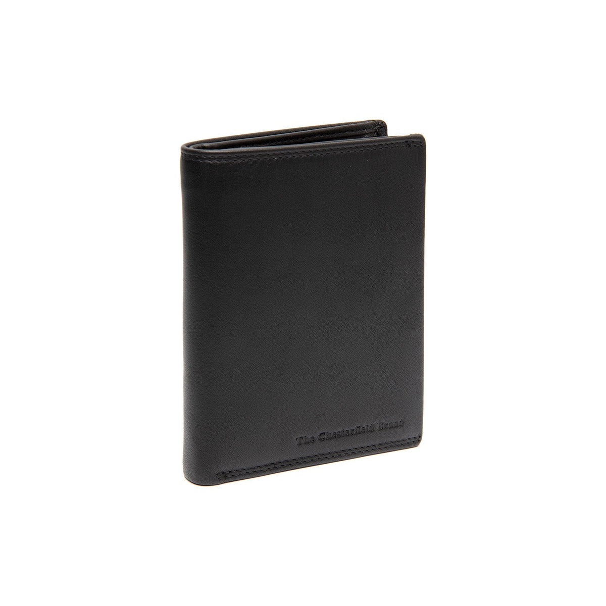 Hanson Full-Grain Leather Wallet para Homem in Classic 100% Full-Grain Leather - Full Exterior Front Profile View | Buy Online