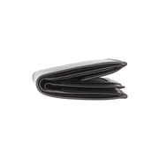 Hanson Full-Grain Leather Wallet para Homem - Structured Side Profile Showing Gusset Depth &amp; Expansion Capacity