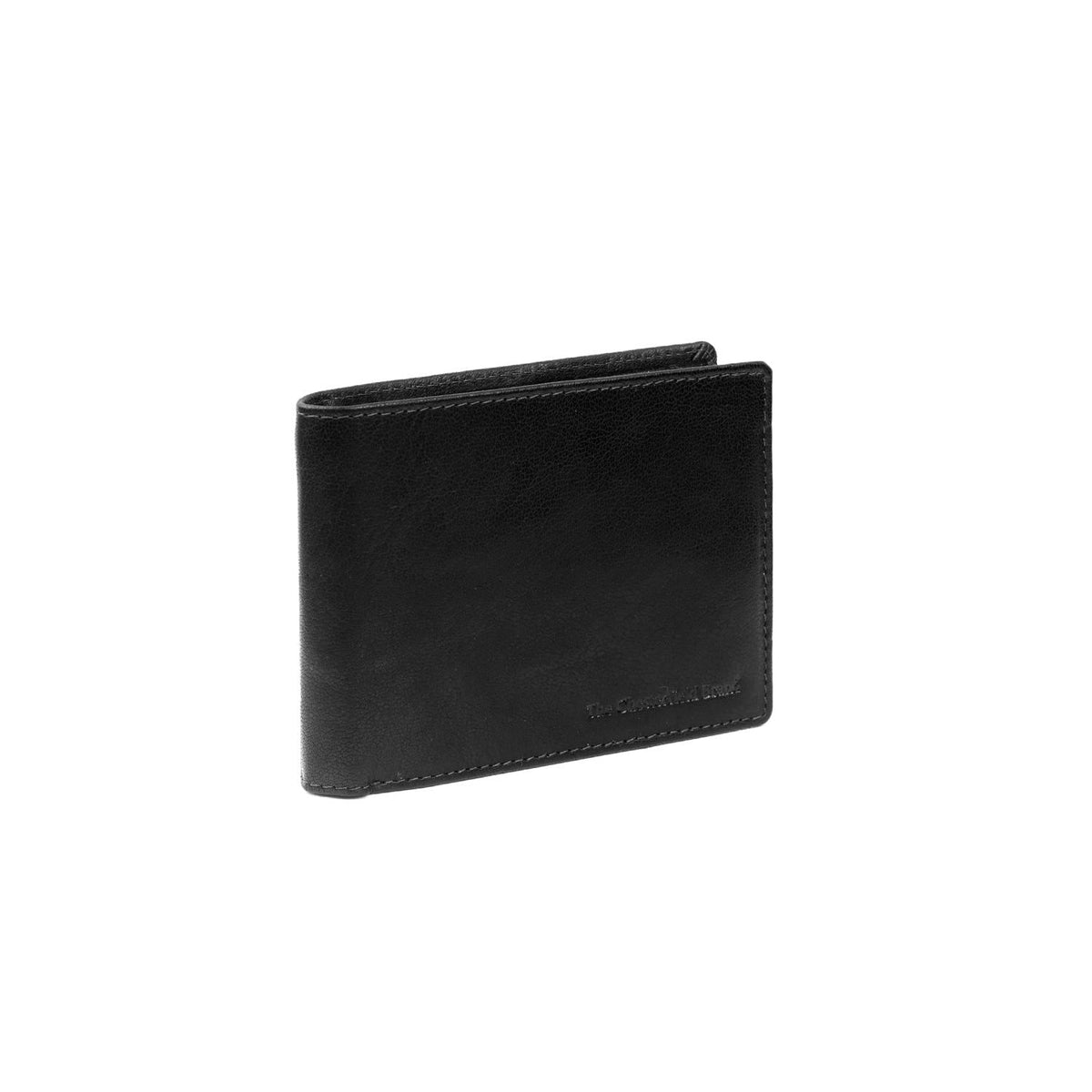 Harlem Full-Grain Leather Wallet para Homem in Classic 100% Full-Grain Leather - Full Exterior Front Profile View | Buy Online