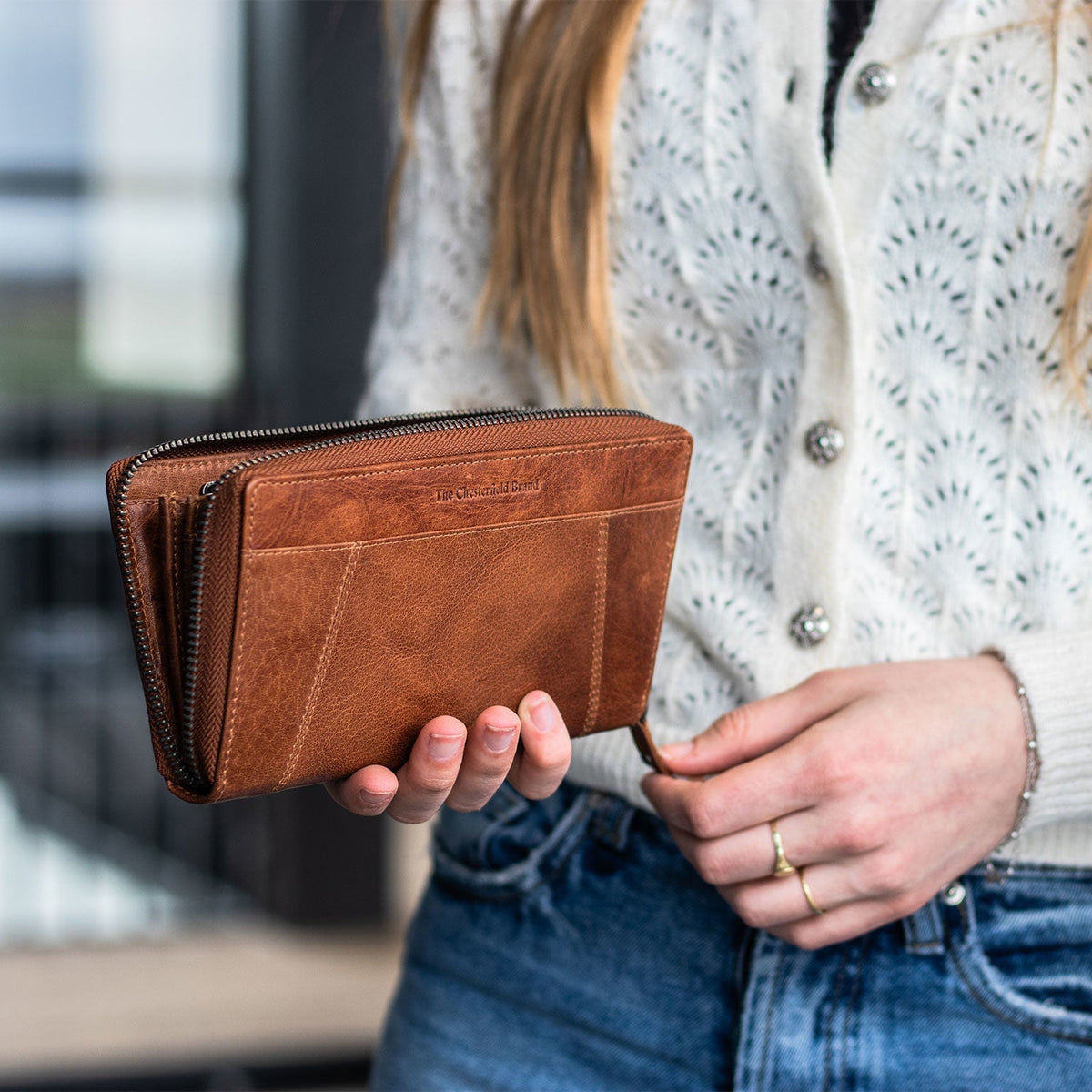 Havana Full-Grain Leather Wallet para Mulher – alternate product view 2