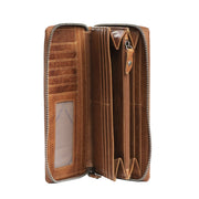 Havana Full-Grain Leather Wallet para Mulher – alternate product view 3