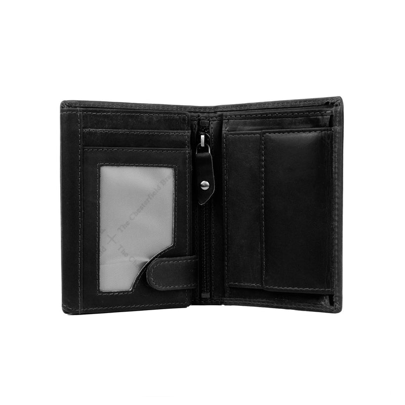 Hazel Full-Grain Leather Wallet para Mulher