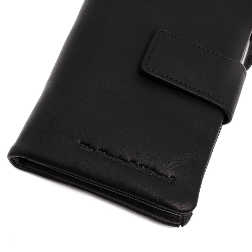Landau Full-Grain Leather Wallet para Mulher