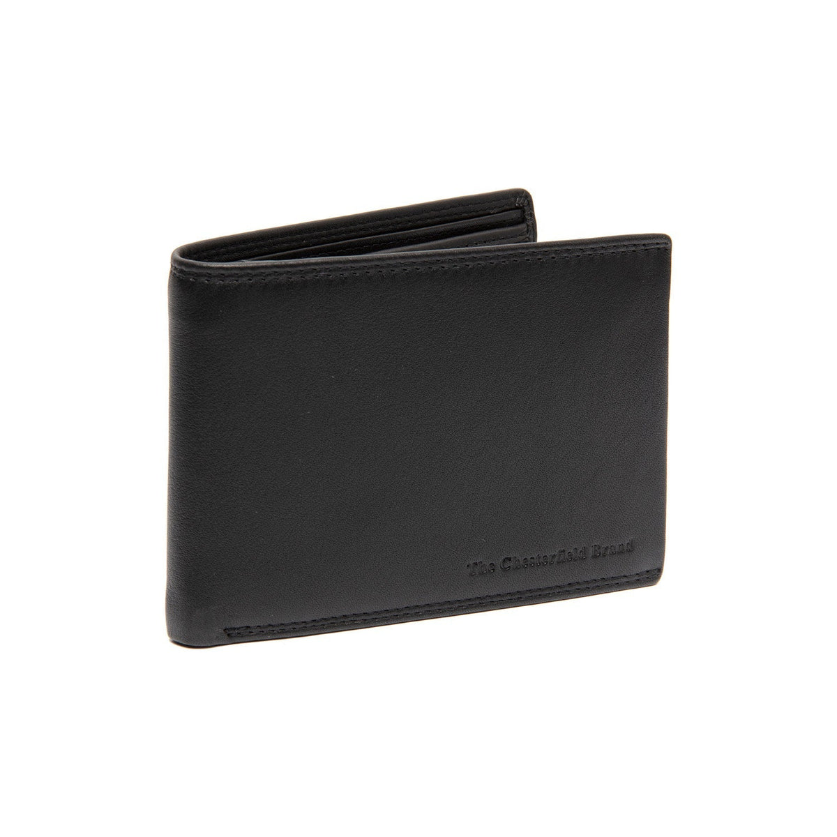 Lynnwood Full-Grain Leather Wallet para Homem in Classic 100% Full-Grain Leather - Full Exterior Front Profile View | Buy Online
