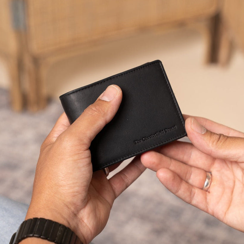 Marvin Full-Grain Leather Wallet para Homem