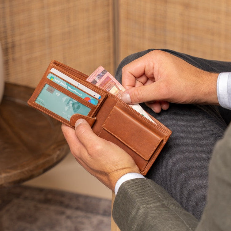 Marvin Full-Grain Leather Wallet para Homem – alternate product view 3