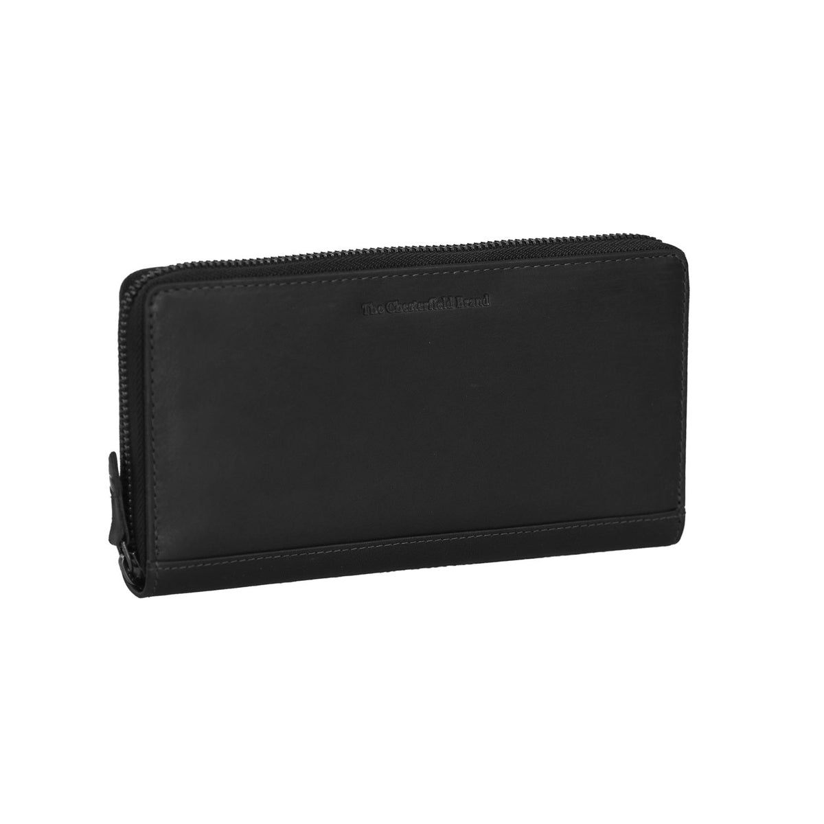 Nova Full-Grain Leather Wallet para Mulher in Classic 100% Full-Grain Leather - Full Exterior Front Profile View | Buy Online