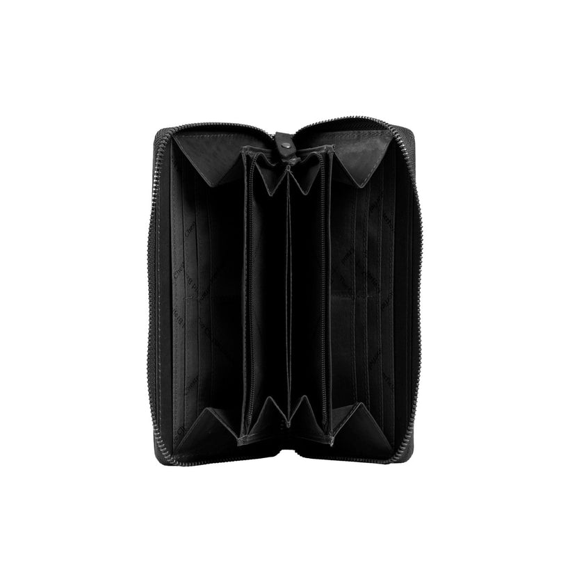 Nova Full-Grain Leather Wallet para Mulher