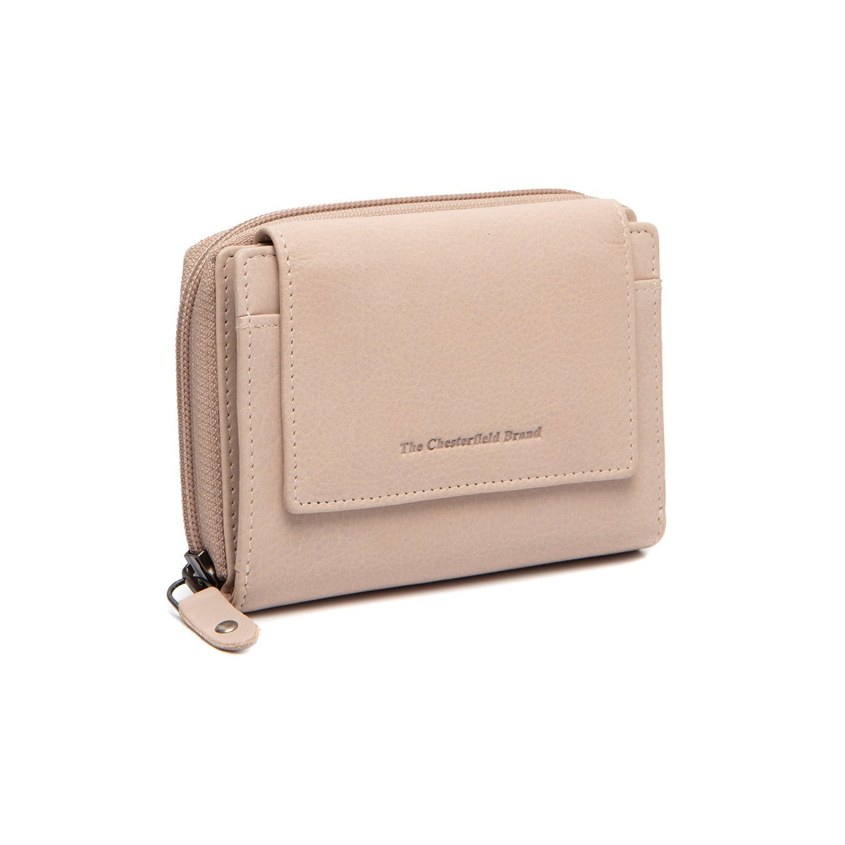 Orveta Full-Grain Leather Wallet para Mulher in Classic 100% Full-Grain Leather - Full Exterior Front Profile View | Buy Online