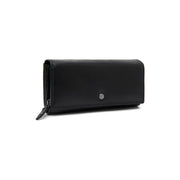 Rivalto Full-Grain Leather Wallet para Mulher in Classic 100% Full-Grain Leather - Full Exterior Front Profile View | Buy Online