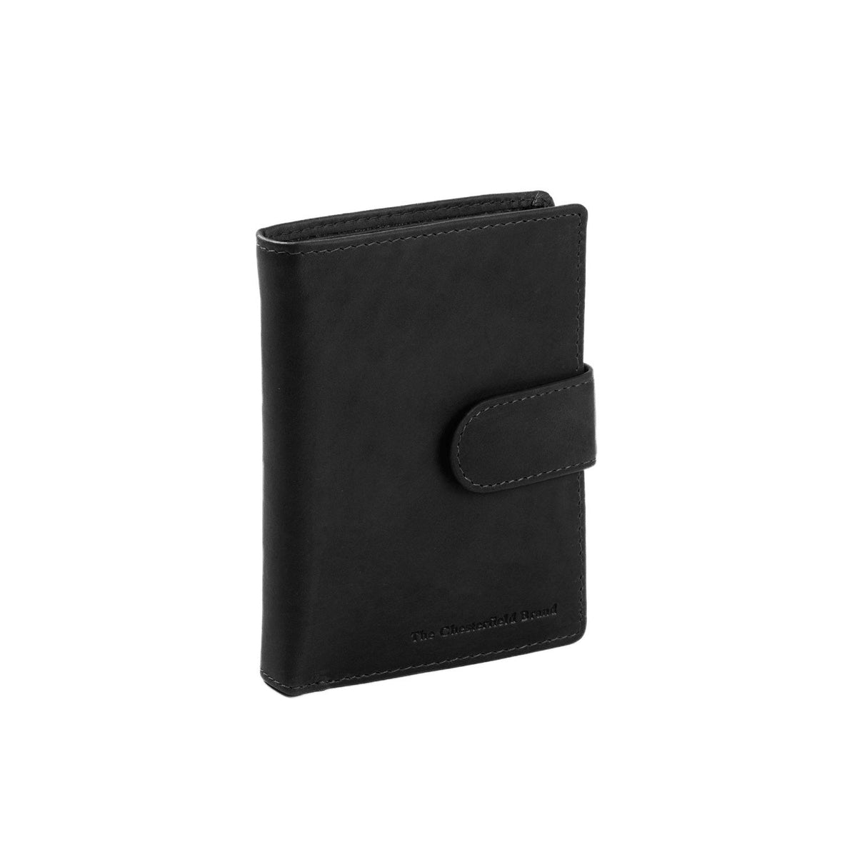 Ruby Full-Grain Leather Wallet para Mulher in Classic 100% Full-Grain Leather - Full Exterior Front Profile View | Buy Online