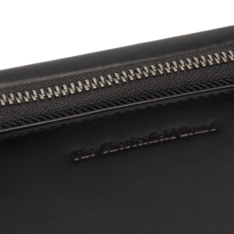 Salviano Full-Grain Leather Wallet para Mulher