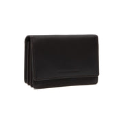 Salzburg Full-Grain Leather Wallet para Mulher in Classic 100% Full-Grain Leather - Full Exterior Front Profile View | Buy Online