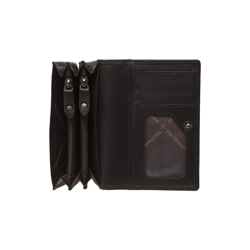 Salzburg Full-Grain Leather Wallet para Mulher