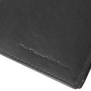 Solid Antique Brass Hardware &amp; Heavy-Duty Dual Zipper Detail on Siem Full-Grain Leather Wallet para Mulher