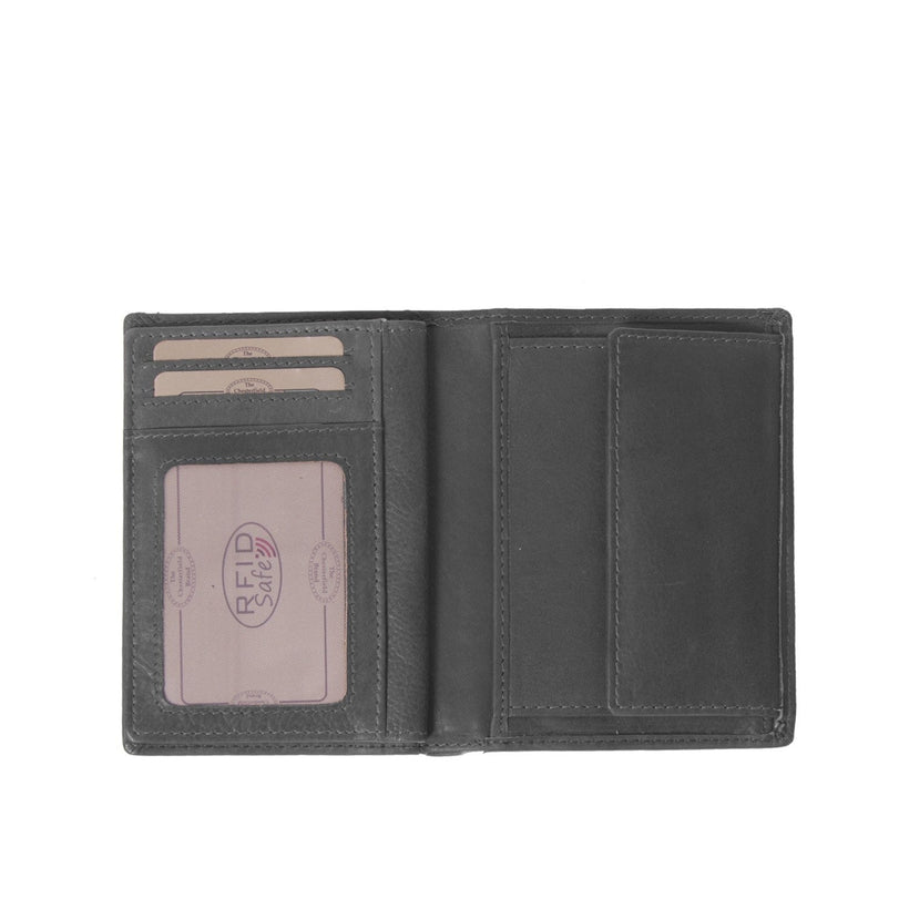 Siem Full-Grain Leather Wallet para Mulher