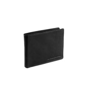 Timo Full-Grain Leather Wallet para Homem in Classic 100% Full-Grain Leather - Full Exterior Front Profile View | Buy Online