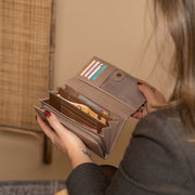 Valetta Full-Grain Leather Wallet para Mulher – alternate product view 3