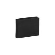 Walid Full-Grain Leather Wallet para Homem in Classic 100% Full-Grain Leather - Full Exterior Front Profile View | Buy Online