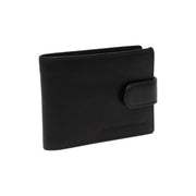 Yamba Full-Grain Leather Wallet para Homem in Classic 100% Full-Grain Leather - Full Exterior Front Profile View | Buy Online