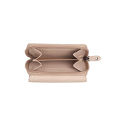 
Solid Antique Brass Hardware & Heavy-Duty Dual Zipper Detail on Zelan Carteira em couro