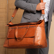 Lazio Full-Grain Leather Weekender Bag para Mulher – alternate product view 2