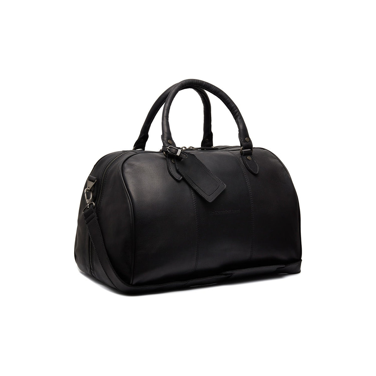 Liam Full-Grain Leather Weekender Bag para Mulher in Classic 100% Full-Grain Leather - Full Exterior Front Profile View | Buy Online
