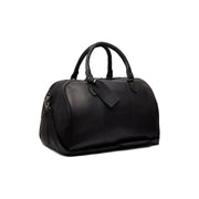 Liam Full-Grain Leather Weekender Bag para Mulher in Classic 100% Full-Grain Leather - Full Exterior Front Profile View | Buy Online