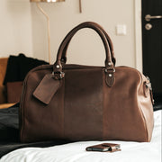 Liam Full-Grain Leather Weekender Bag para Mulher – alternate product view 2