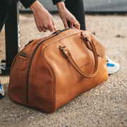 Liam Full-Grain Leather Weekender Bag para Mulher – alternate product view 3