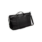 Mark Full-Grain Leather Weekender Bag para Mulher in Classic 100% Full-Grain Leather - Full Exterior Front Profile View | Buy Online